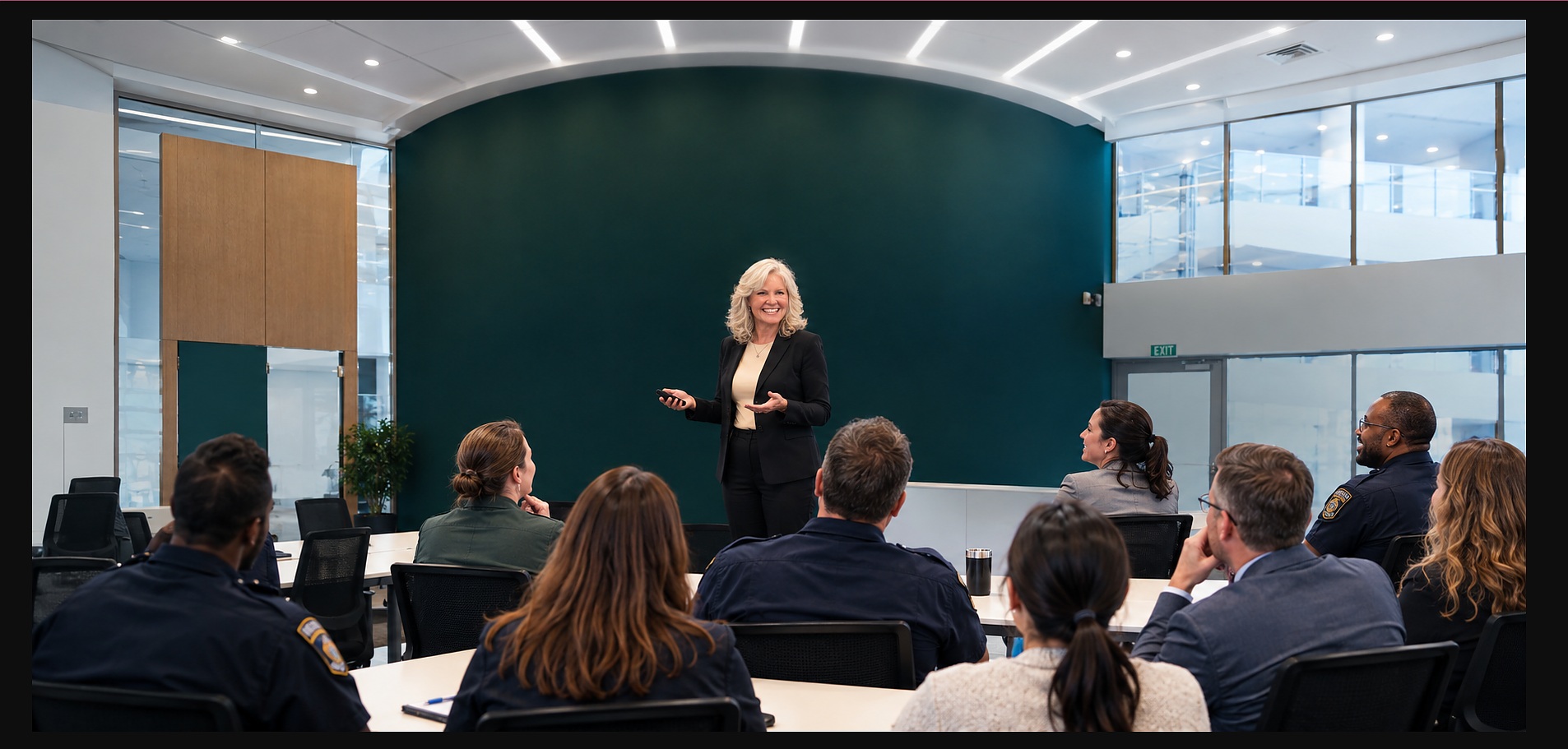 Julie Kenniston training a multidisciplinary team